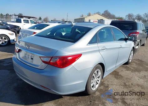 2012 Hyundai Sonata Gls z USA, uszkodzony, nr VIN 5NPEB4AC3CH401517
